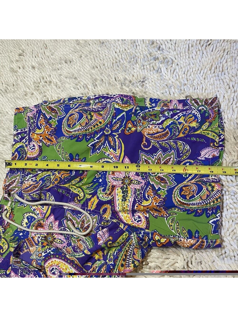 Polo Ralph Lauren Swim Trunks Mens Large Floral Board Shorts Hawaiian Tropical - Picture 5 of 6